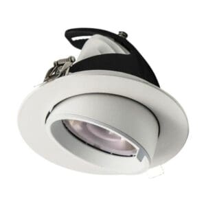 Kantelbare Downlight 33 W CCT Switch Ø180 Wit