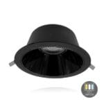 Led Downlight 16 W CCT Switch Ø160 Zwart