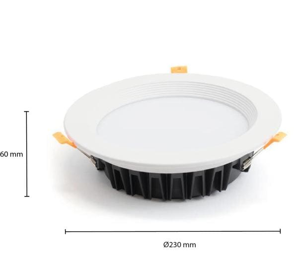 Led Downlight 25 W RGB+CCT Switch Ø195 Wit - Afbeelding 5