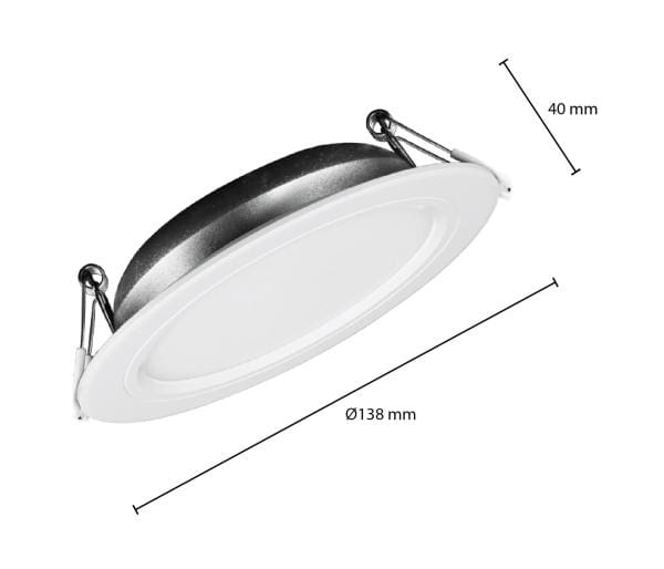 Led Downlight 9 W RGB+CCT Switch Ø110 Wit - Afbeelding 5