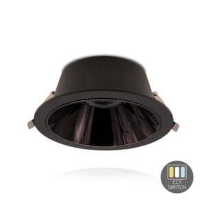 Led Downlight 16 W CCT Switch Ø130 Zwart