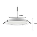 Led Downlight 9 W 4000K Ø110 Wit