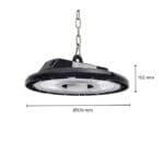 Led UFO High bay 200 Watt Kleur 5700K Dimbaar met sensor
