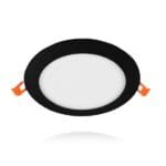 Led Downlight 12 W 3000K Ø160 Zwart