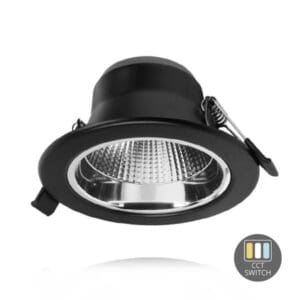 Led Downlight 9 W CCT Switch Ø90 Zwart