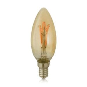 Led lamp filament amber | 1,6 Watt | E14 | 2100K