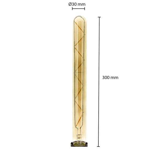 Led lamp filament tube smoke| 4 Watt | E27 | 2300K - Afbeelding 4