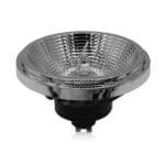Ledspot AR111 Zwart | 15 Watt | GU10 | 2700K