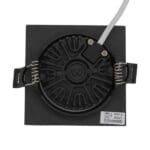 LED inbouwspot 6W | Vierkant | Zwart | 2700K