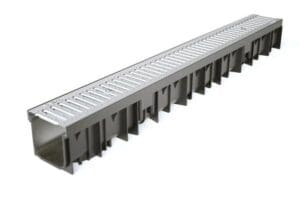 Lijngoot met Gegalvaniseerd Rooster 1 Meter
