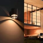 Wandlamp Led solar zwart | 2 W | 3000K