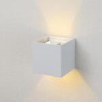 Wandlamp led kubus wit | 2 x 3 W | Dim2Warm