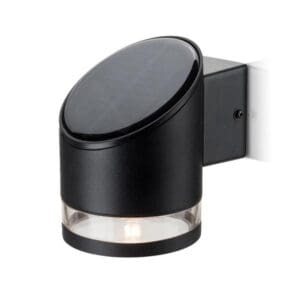 Wandlamp Led solar zwart | 2 W | 3000K