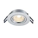 Zilver armatuur Ø69mm | Kantelbaar | GU10