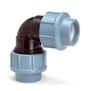 Tyleen koppeling | Knie 90° | 63 mm | 2 x Knel