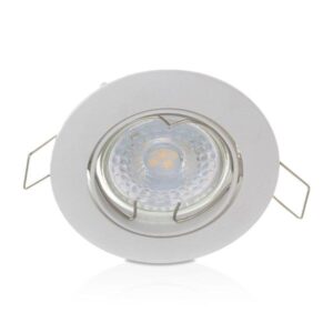 MR16 ARMATUUR ROND KANTELBAAR WIT