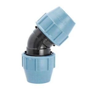 Tyleen koppeling | Knie 45° | 20 mm | 2 x Knel