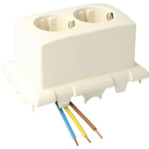 Attema deksel met tweevoudig wandcontactdoos