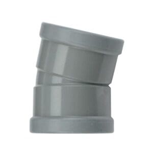 Wavin | PVC  | Bocht 15° | 2 x Mof | 160 mm | Manchet | SN4