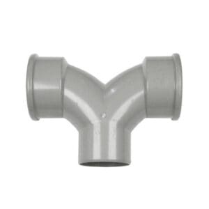 Wavin | PVC  | Zettingsstroom T-Stuk | 2 x Mof - 1 x Spie | 125 mm | Manchet | SN8