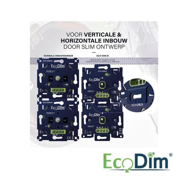 ECO-Dim | Led dimmer universeel | 0-300 Watt (RLC) - Afbeelding 8