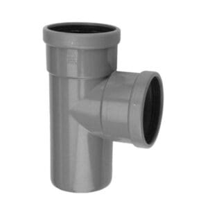 Wavin | PVC | T-Stuk 88° | 2 x Mof - 1 x Spie | 160 mm | Manchet | SN4