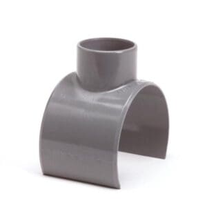 Nicoll | PVC | Klemzadel | Klem x Mof | 110x40 mm | Lijm | Grijs