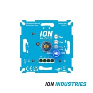 ION Industries | Led dimmer met indicatielamp blauw | 200 watt