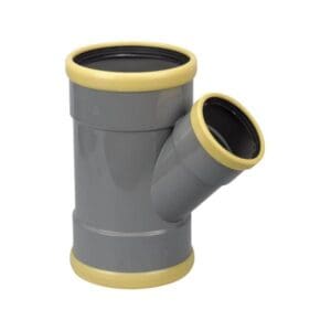 Wavin | PVC  | T-Stuk 45°  | 3 x Mof | 200x160x200 mm | Manchet | SN8