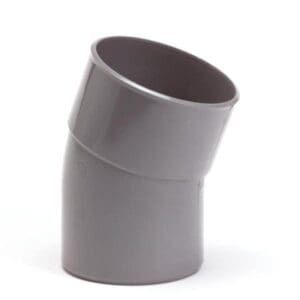 Nicoll | PVC | Bocht 22° | Spie-Mof | 75 mm | Lijm | Grijs