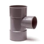 Nicoll | PVC | T-Stuk 88° | 3 x Mof | 110x75x110 mm | Lijm | Grijs