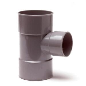 Nicoll | PVC | T-Stuk 88° | 3 x Mof | 125x75x125 mm | Lijm | Grijs