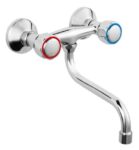 Ferro Standard BST5 | Keukenwandkraan met draaibare S-uitloop & stijlvolle chroomfinish