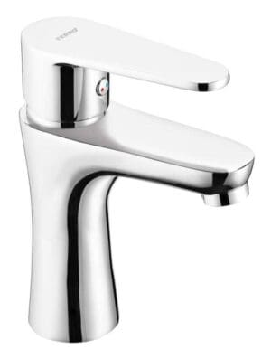 Ferro Algeo BAG2 | Staande wastafelmengkraan met automatische afvoer & keramische regelaar | Chroom