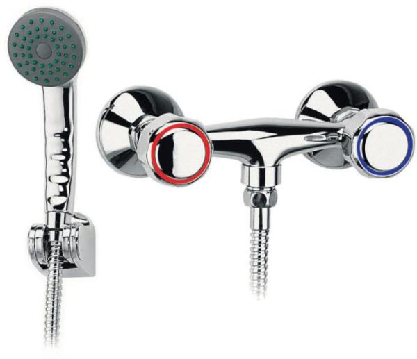 Ferro BST77 Douchemengkraan – Wandmontage | Chroom - Afbeelding 3