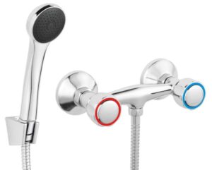 Ferro BST77 Douchemengkraan – Wandmontage | Chroom