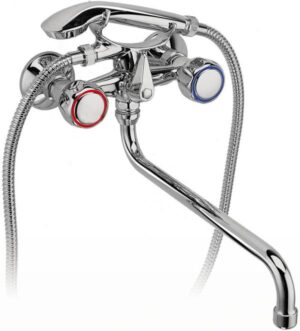 Ferro Standard BST11A Badmengkraan voor Wandmontage – Chroom