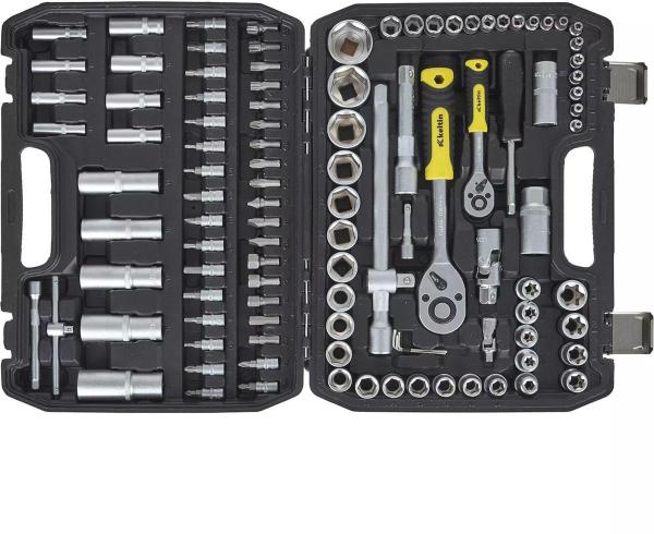GEKO 108 delige doppenset staal | Inclusief bits en doppen | stevige koffer - Afbeelding 6