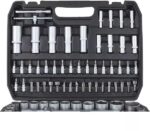 GEKO 108 delige doppenset staal | Inclusief bits en doppen | stevige koffer