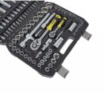 GEKO 108 delige doppenset staal | Inclusief bits en doppen | stevige koffer