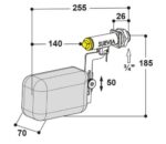 Suevia Vlotter model 675 lage druk ¾"