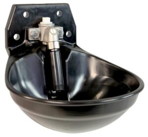 Suevia Drinkbak Model 12P Zwart Inox-Ventiel ¾"