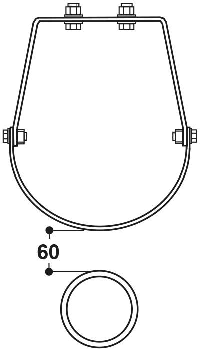 Suevia Drinkbak model 1230 inox 3/4" met staander 80 cm - Afbeelding 4