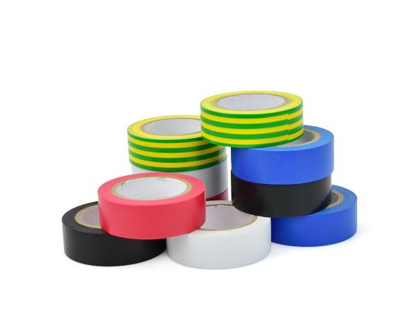 Gekleurde isolatietape 19 mm x 0,13 mm x 5 m - set van 10 - Afbeelding 3