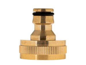 1" messing aftapaansluiting