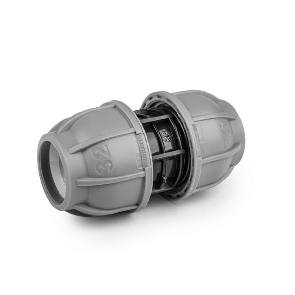 Tyleen koppeling | Rechte koppeling | 63 mm | 2 x Knel