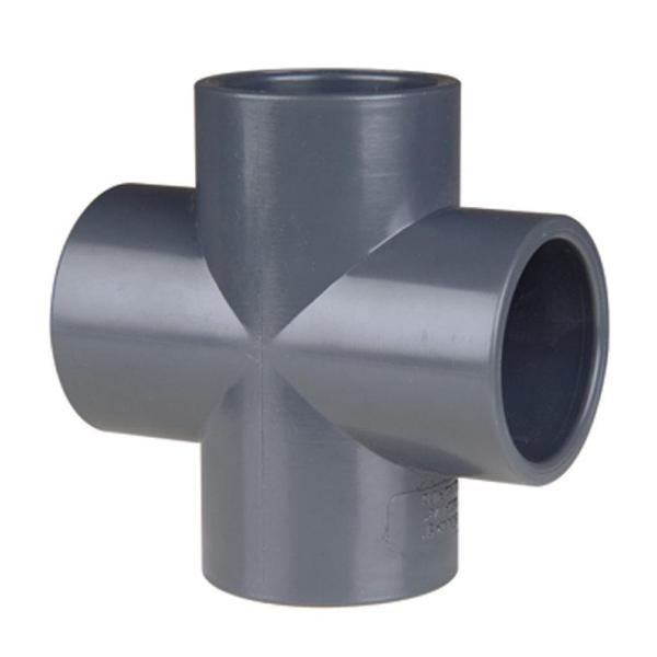 PVC Kruisstuk 90° 40 mm | 4 x Inwendige Lijmverbinding