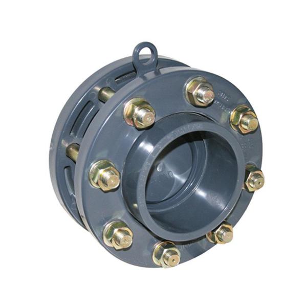 PVC Terugslagklep 75 mm incl. kit, kraagbus + flens + bout en moer