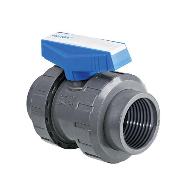 PVC Kogelkraan 25 mm x ¾" Lijm x binnendraad