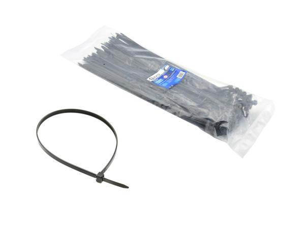 Tie Wraps 500 x 7,6 mm zwart | UV bestendig | 50 stuks